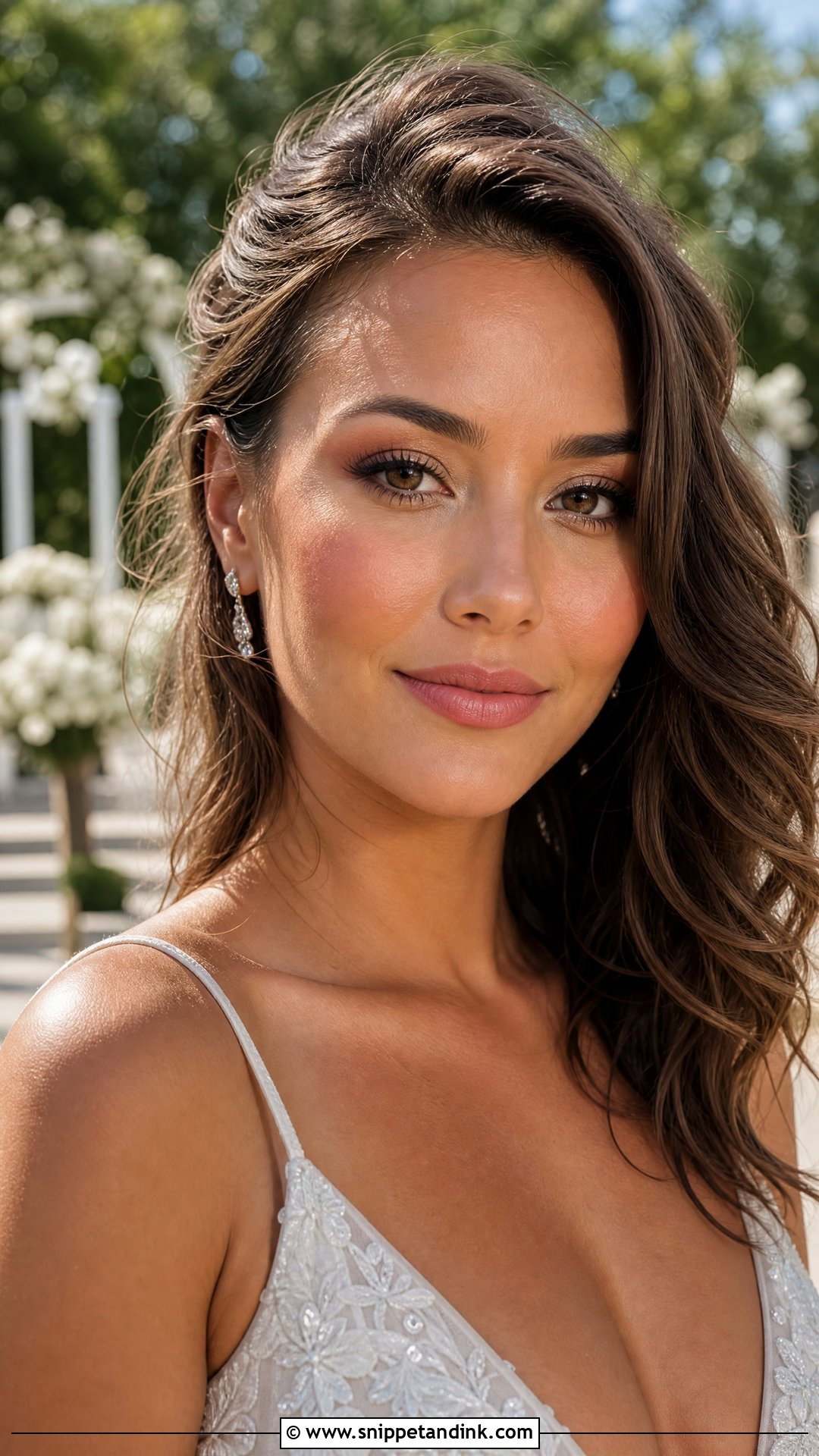 Natural Glam Makeup For Outdoor Wedding - Snippet and Ink - 25 Natural Glam Wedding Make Up Ideas