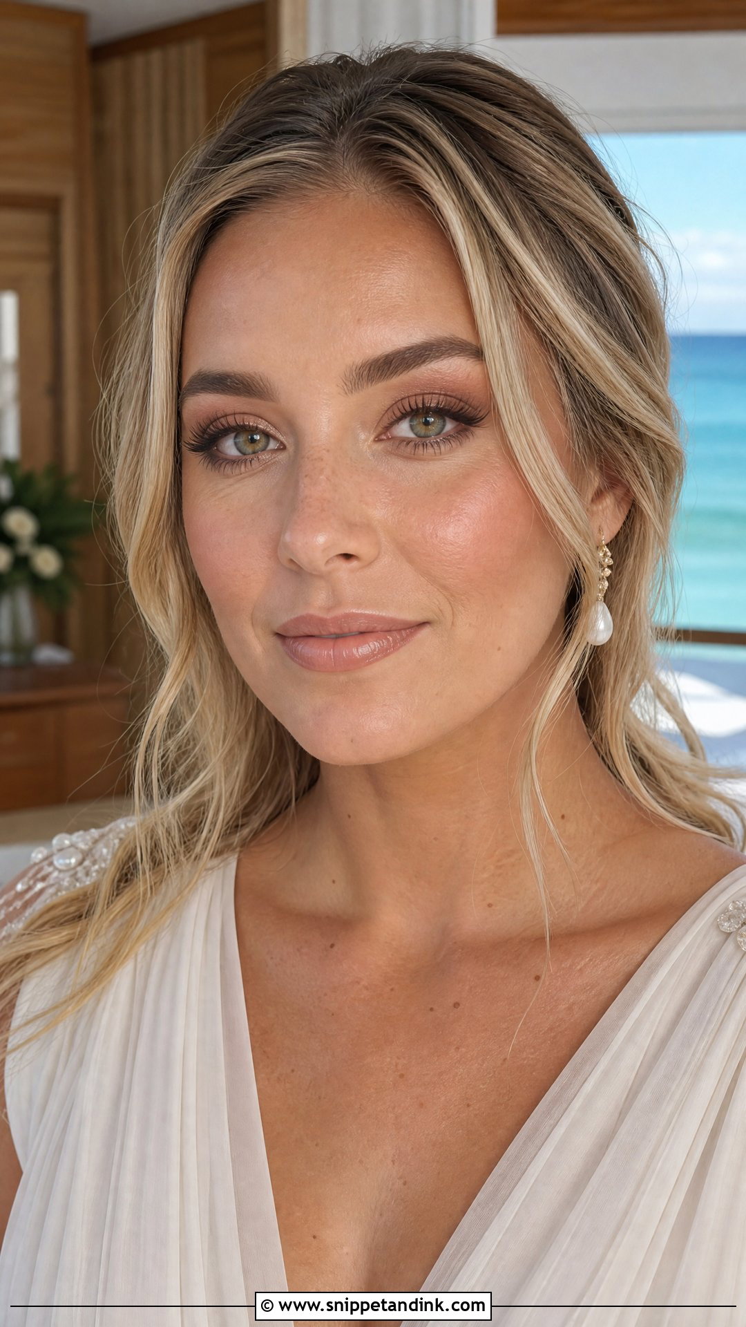 Natural Glam Wedding Makeup For Beach Wedding - Snippet and Ink - 30 Natural Glam Wedding Makeup Ideas