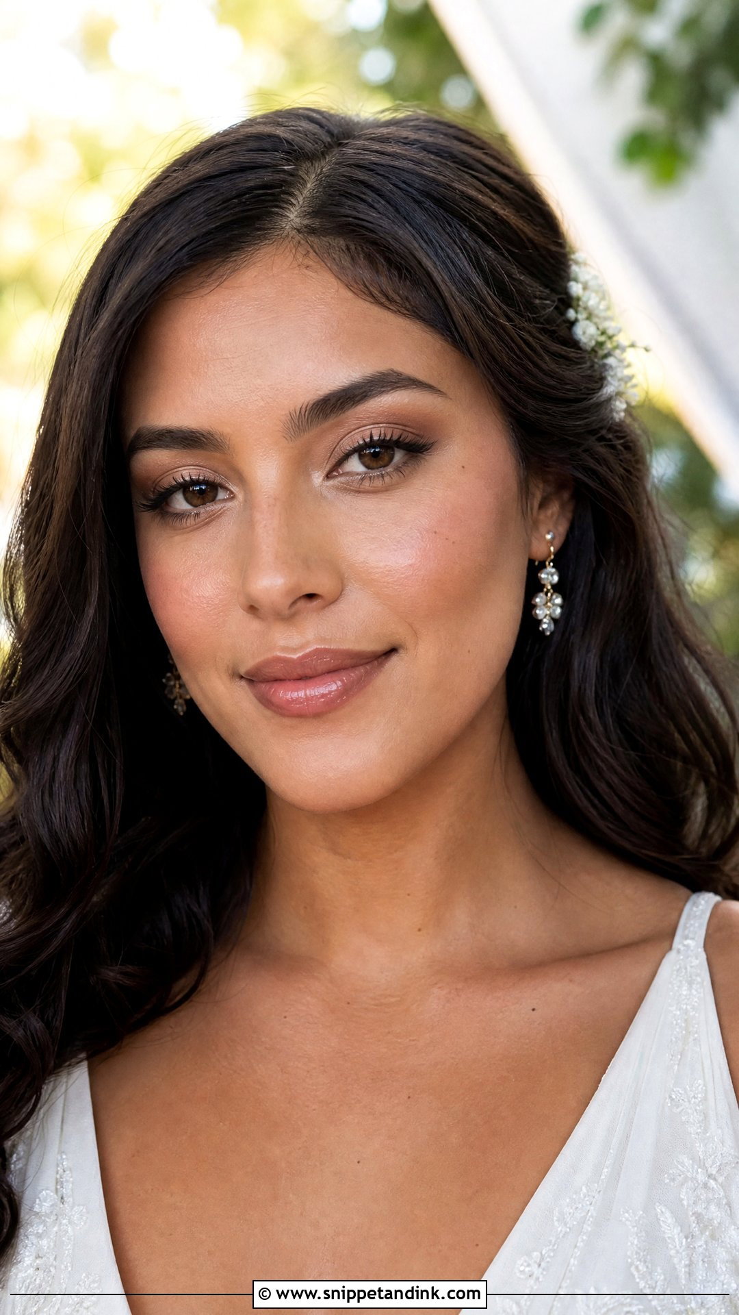Natural Glam Wedding Makeup For Brown Eyes - Snippet and Ink - 20 Glam Wedding Makeup for Brown Eyes