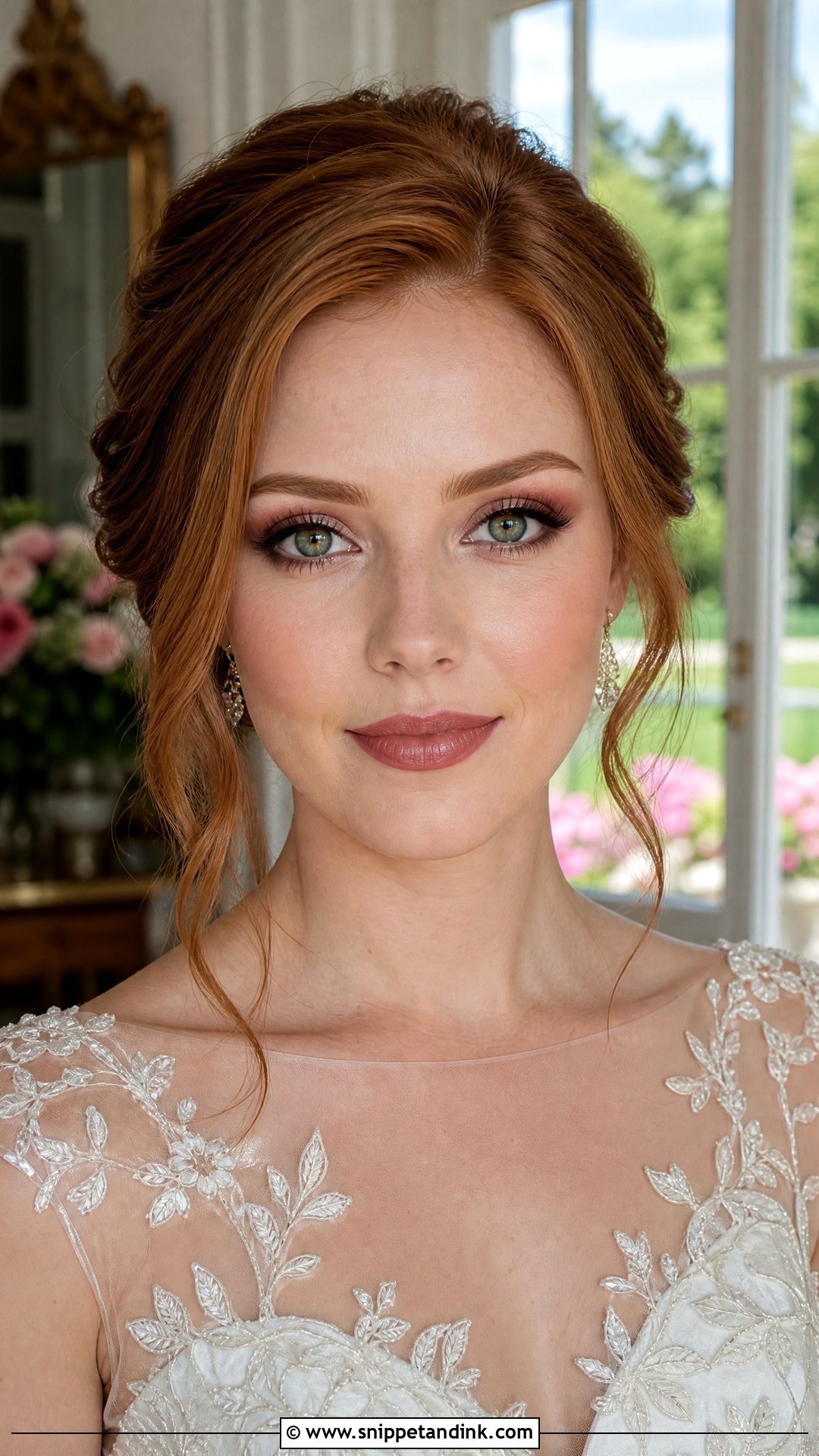 Natural Glam Wedding Makeup For Green Eyes - Snippet and Ink - 30 Natural Glam Wedding Makeup Ideas