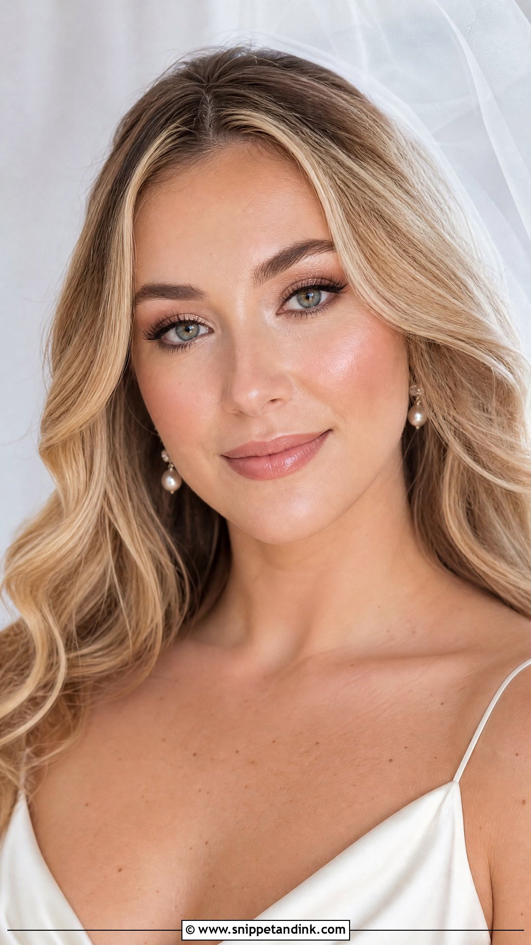 Natural Glowy Bridal Makeup - Snippet and Ink - 30 Glowy Bridal Makeup Ideas
