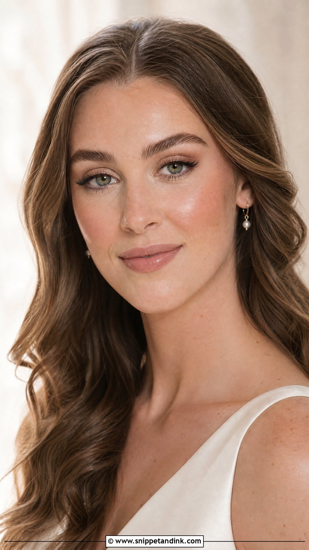 Natural Glowy Bridal Makeup For Green Eyes - Snippet and Ink - 20 Glowy Bridal Makeup for Green Eyes