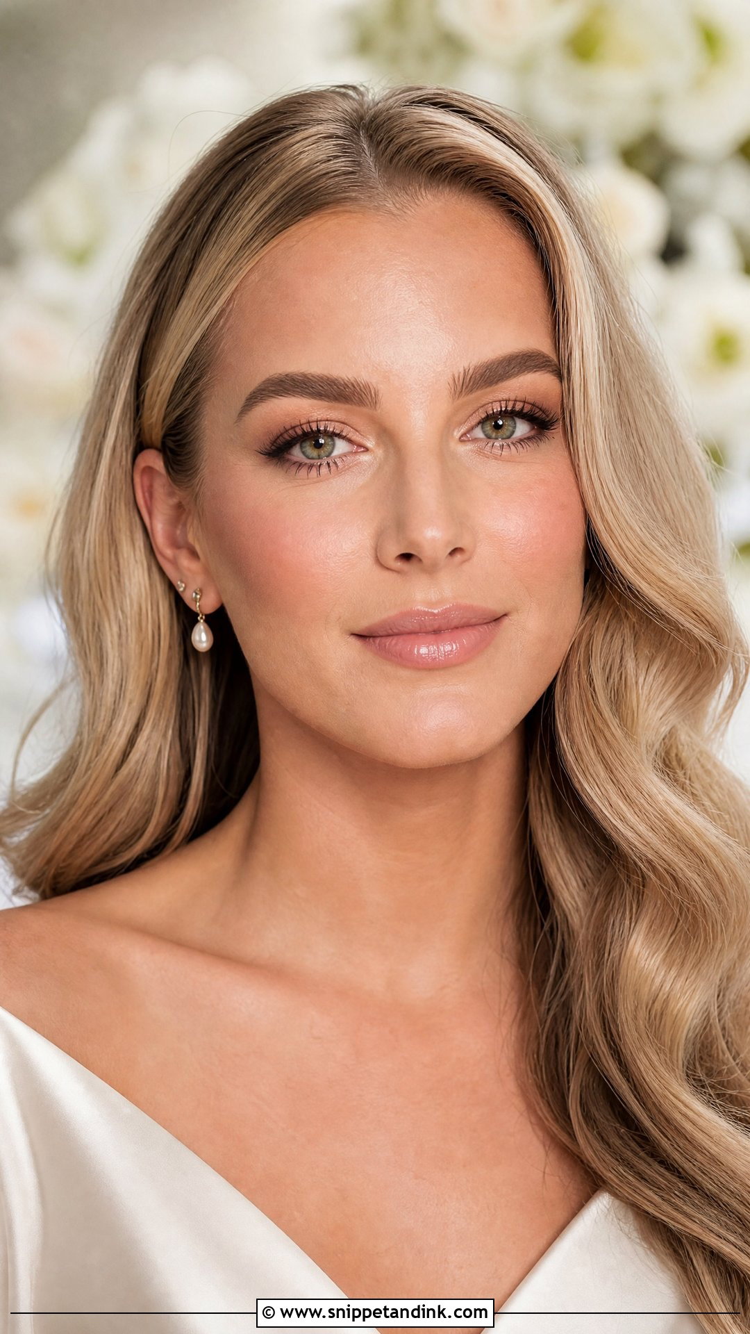Natural Glowy Wedding Makeup - Snippet and Ink - 25 Glowy Wedding Makeup Ideas