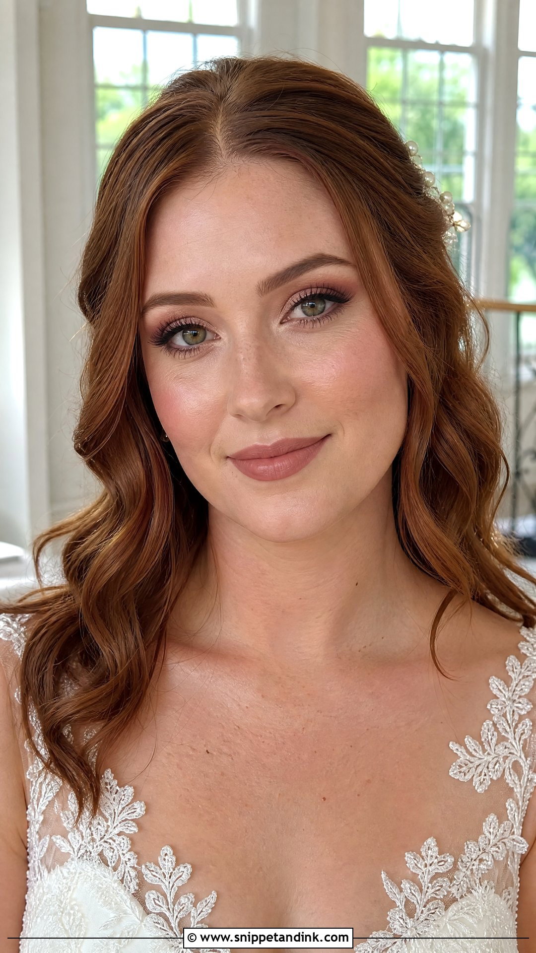 Natural Green Eyes Bridal Makeup - Snippet and Ink - 20 Natural Makeup for Wedding Bride Ideas