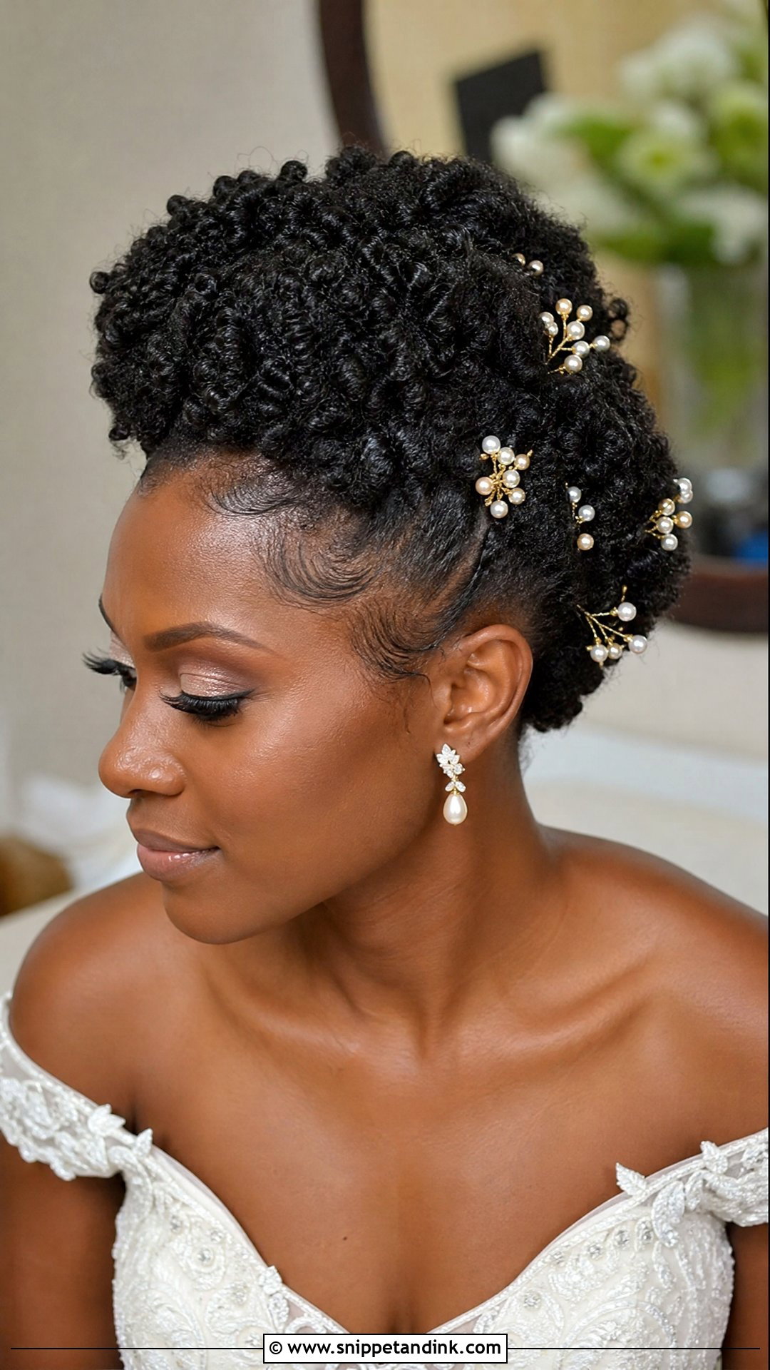 Natural Hair Bridal Tutorial - Snippet and Ink - 15 Bridal Hair Tutorial Videos