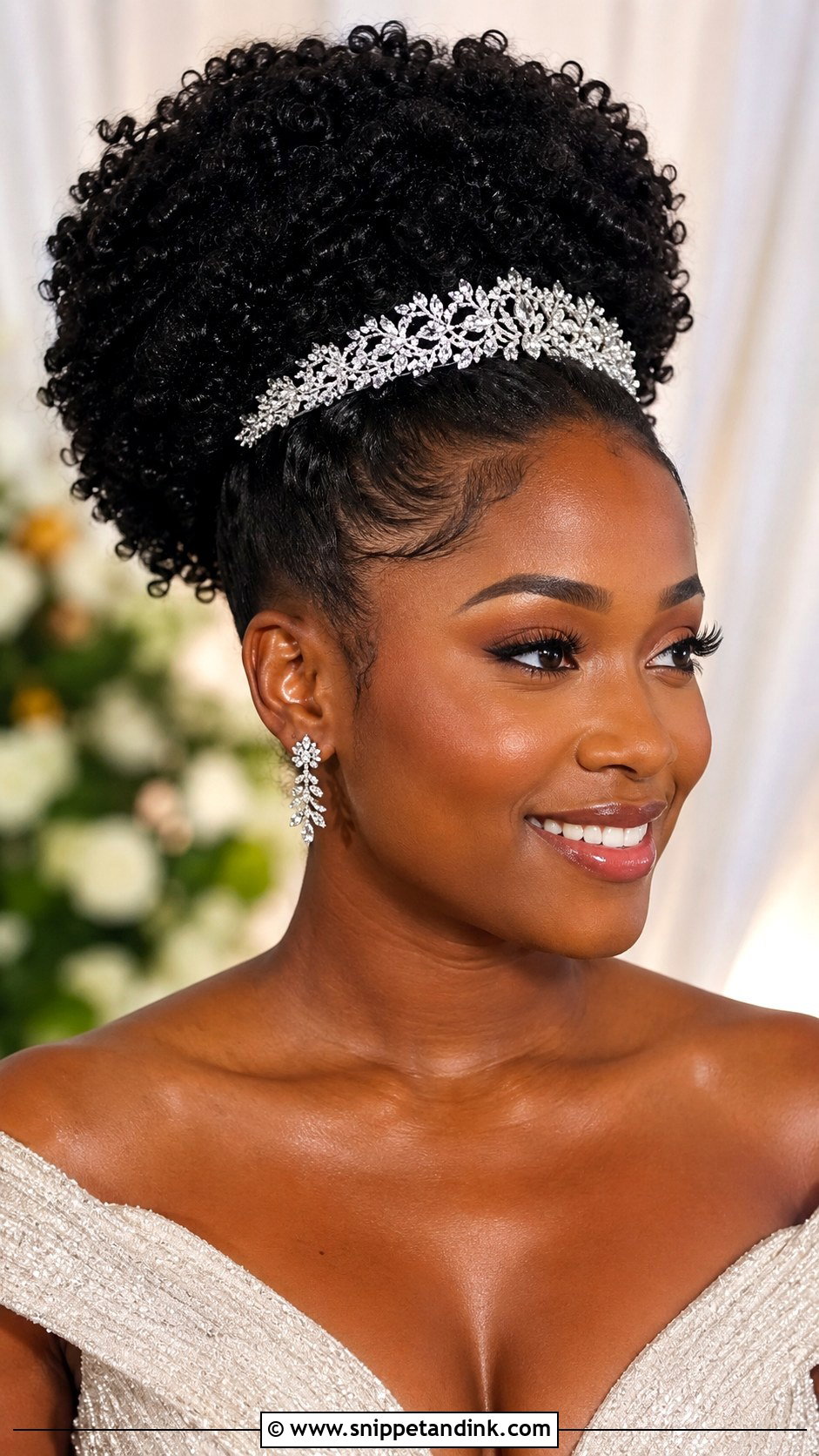 Natural Hair Tiara Hairstyle - Snippet and Ink - 15 Hairstyle for Tiara Ideas