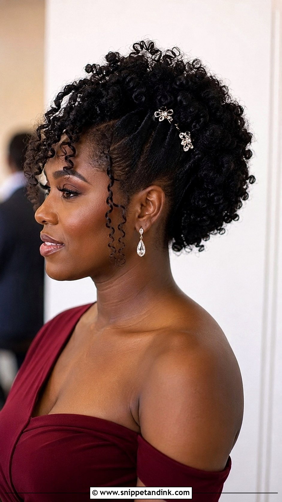 Natural Hair Wedding Guest Hairstyle - Snippet and Ink - 20 Hairstyle for Guest At Wedding Ideas