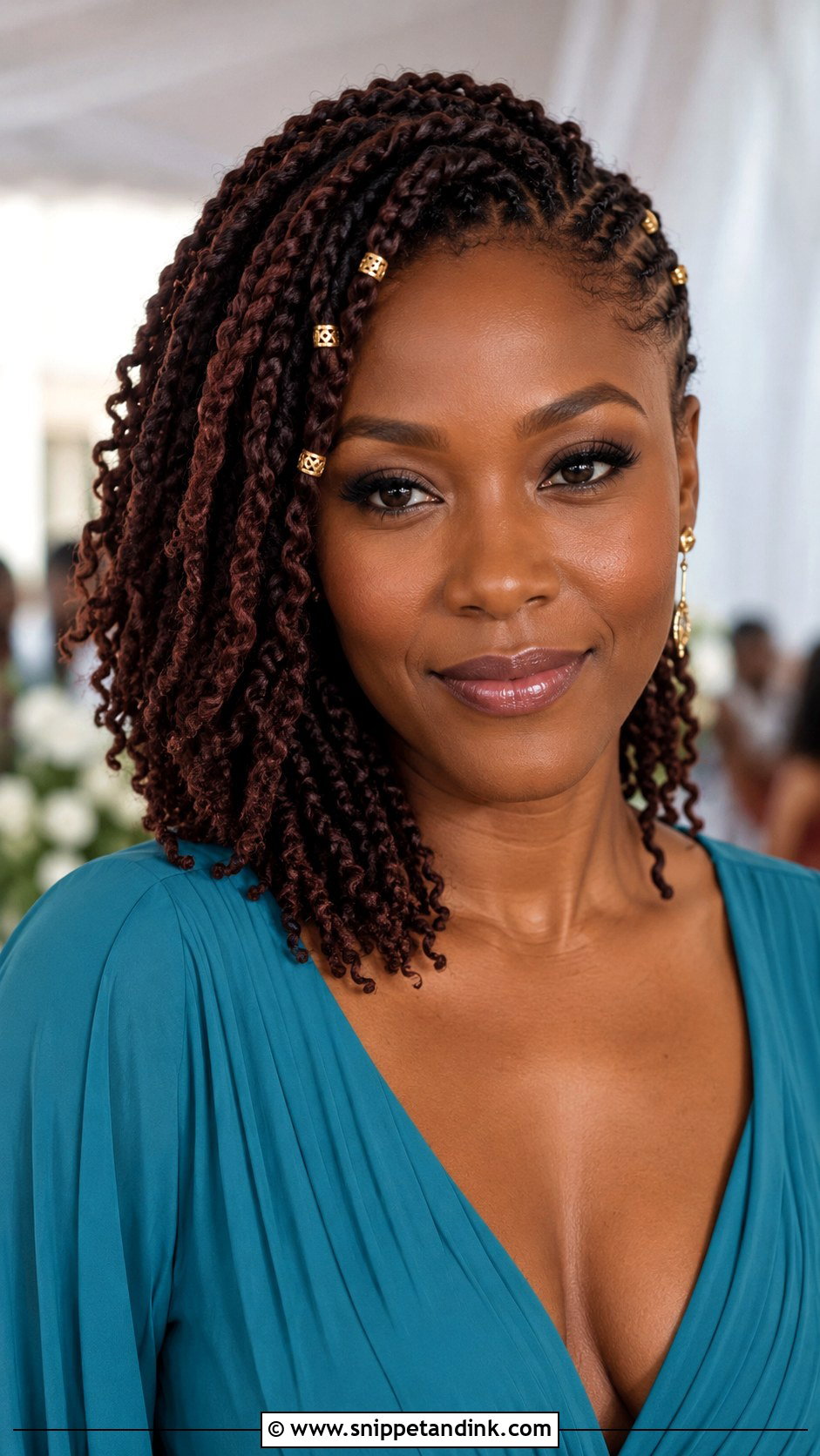 Natural Hair Wedding Guest Mini Twists - Snippet and Ink - 15 Natural Hair Wedding Guest Styles