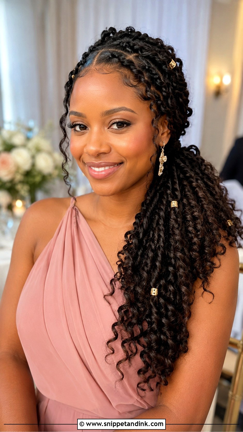 Natural Hair Wedding Guest Passion Twists - Snippet and Ink - 15 Natural Hair Wedding Guest Styles