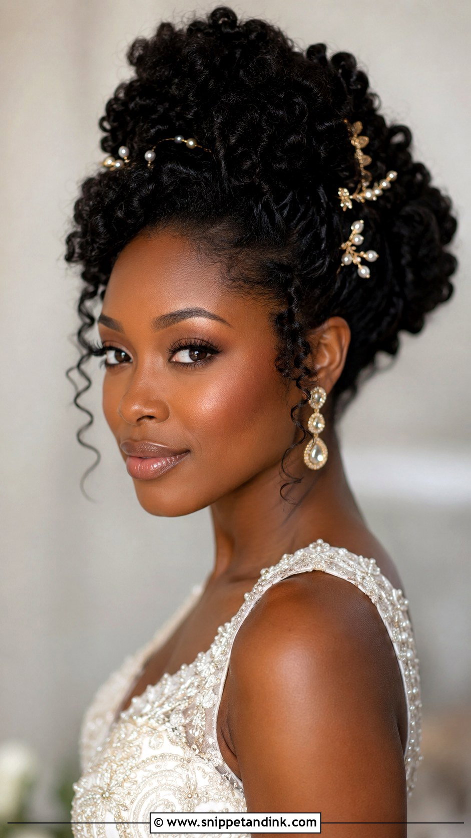 Natural Hair Wedding Hairstyle - Snippet and Ink - 15 Wedding Hairstyles Ideas