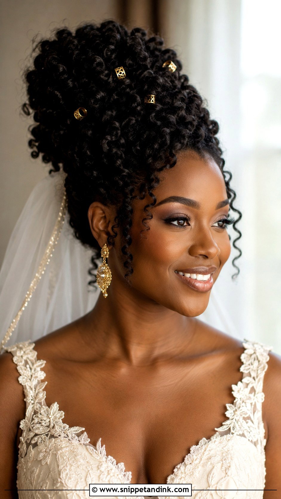 Natural Hair Wedding Hairstyle - Snippet and Ink - 15 Wedding Hairstyles Volume