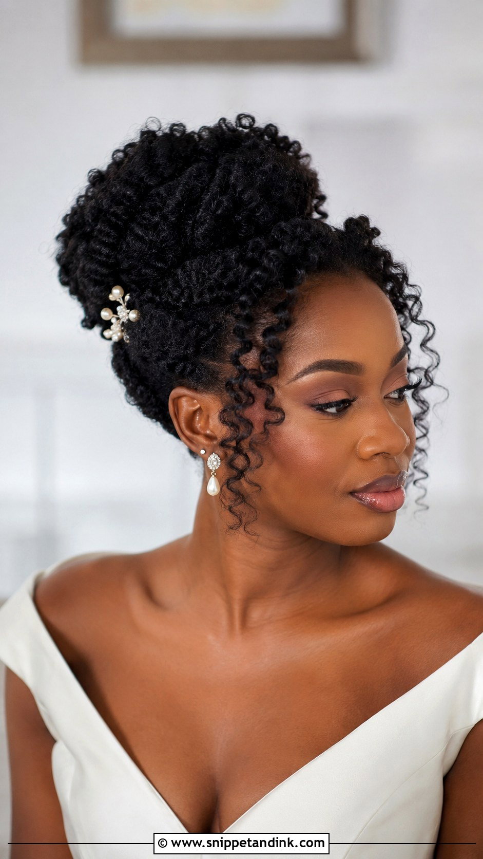 Natural Hair Wedding Hairstyle Tutorial - Snippet and Ink - 15 Wedding Hairstyle Tutorial Videos