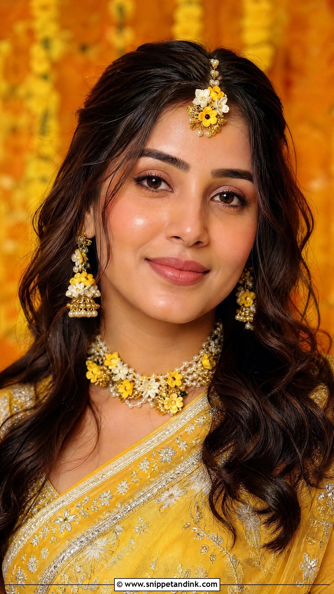 Natural Haldi Bridal Makeup - Snippet and Ink - 25 Haldi Bridal Look Ideas