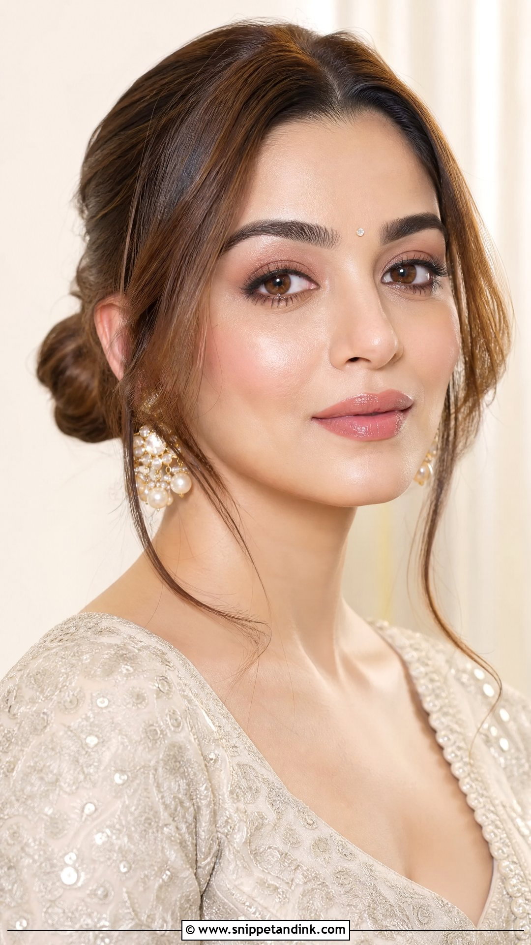 Natural Indian Bridal Makeup With Minimal Glam - Snippet and Ink - 25 Natural Indian Bridal Makeup Ideas