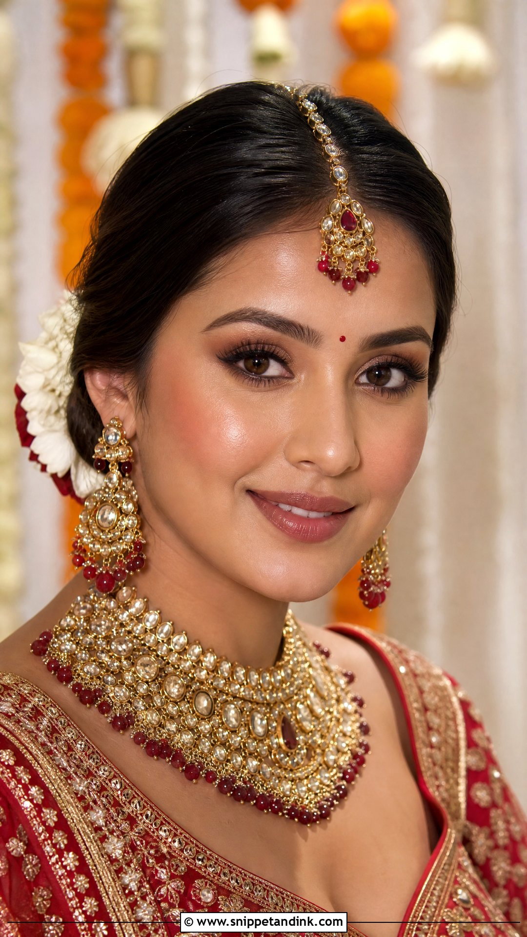 Natural Indian Bridal Makeup - Snippet and Ink - 20 Natural Indian Wedding Makeup Ideas