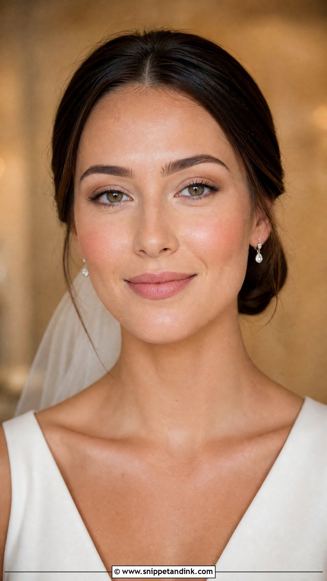 Natural Matte Bridal Makeup - Snippet and Ink - 20 Matte Bridal Makeup Ideas