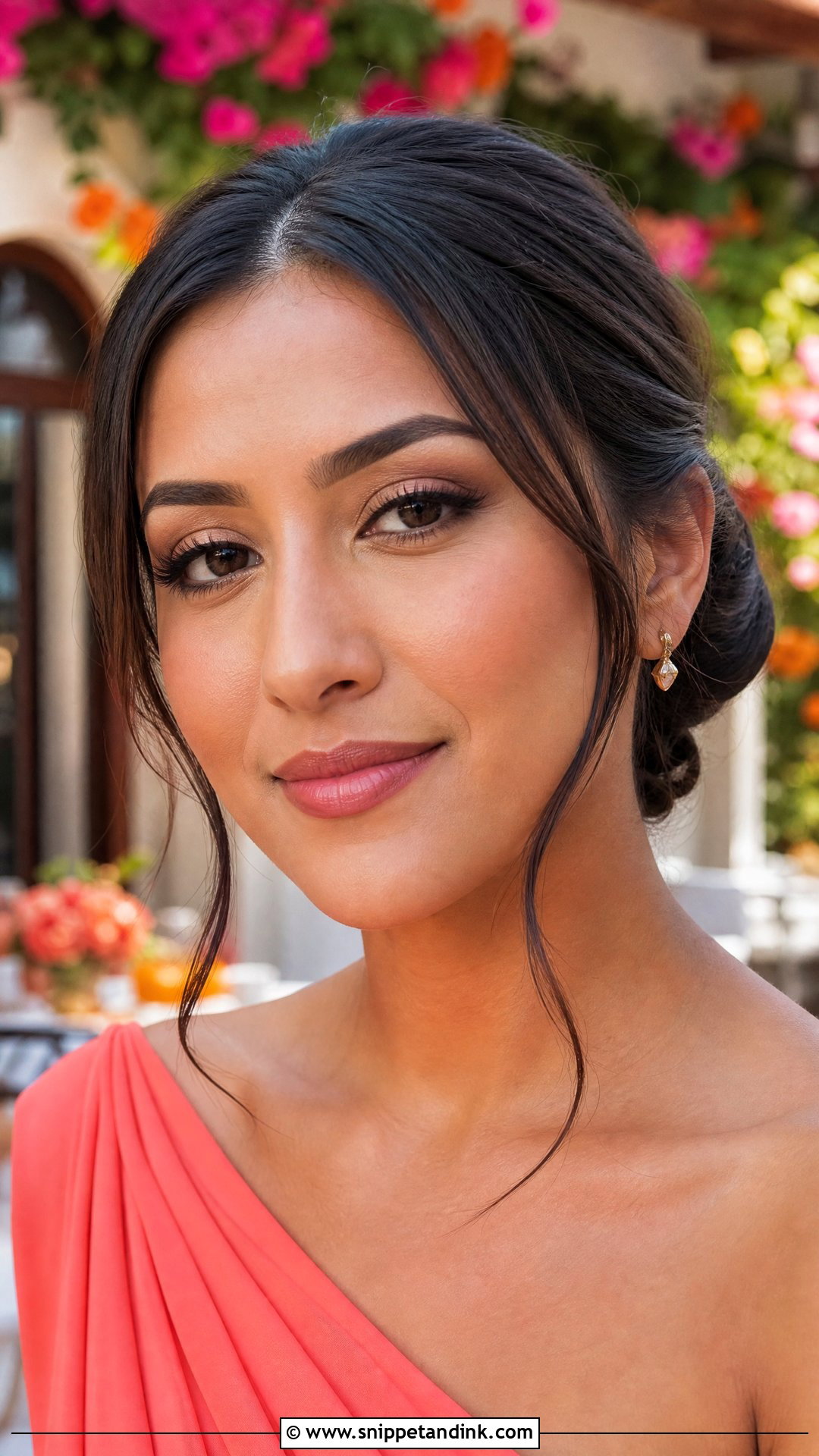 Natural Matte Makeup For Brown Eyes - Snippet and Ink - 20 Natural Wedding Guest Makeup for Brown Eyes