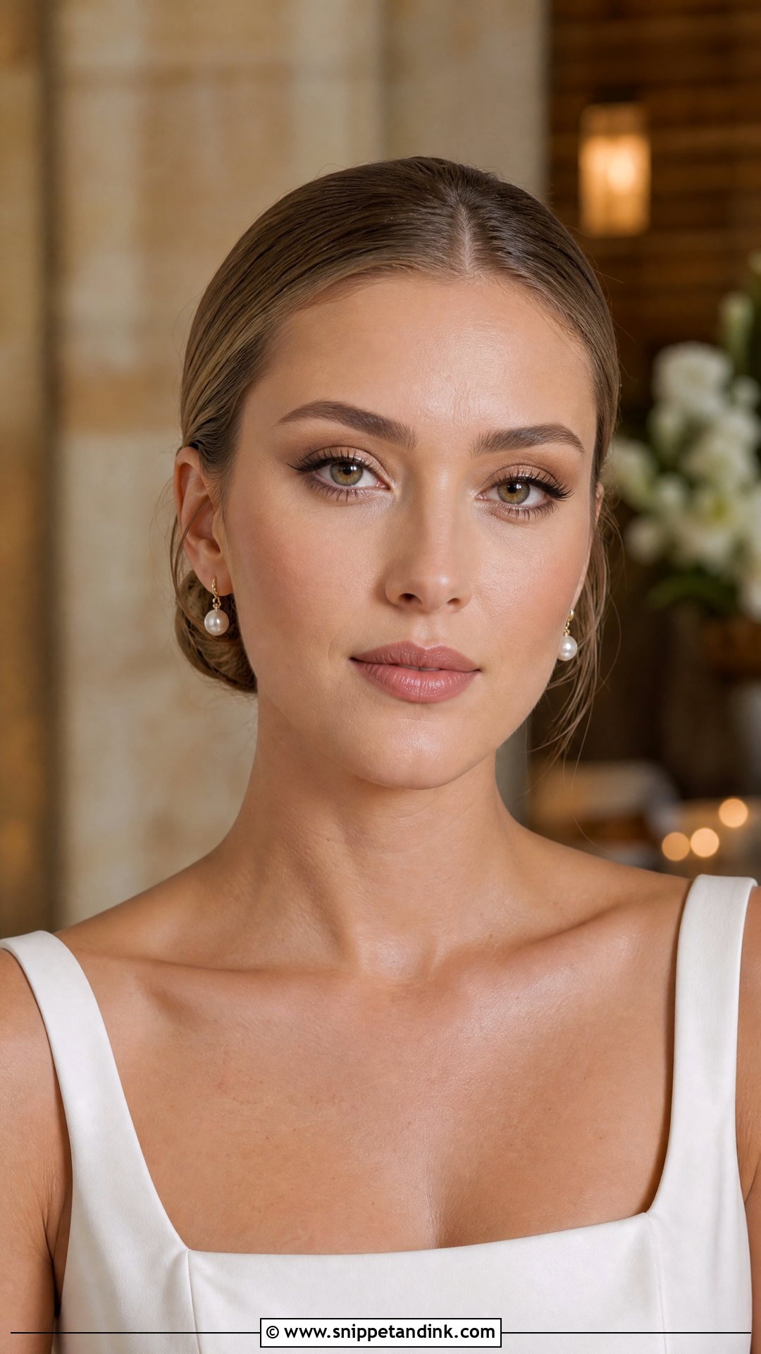 Natural Matte Wedding Makeup - Snippet and Ink - 25 Natural Wedding Makeup Look Ideas