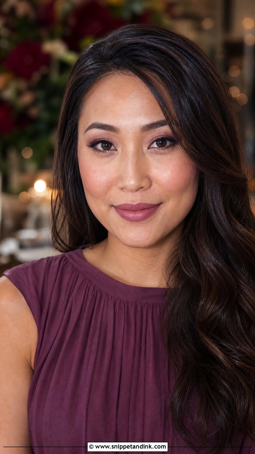 Natural Mauve Wedding Guest Makeup - Snippet and Ink - 20 Natural Makeup for Wedding Guest Ideas