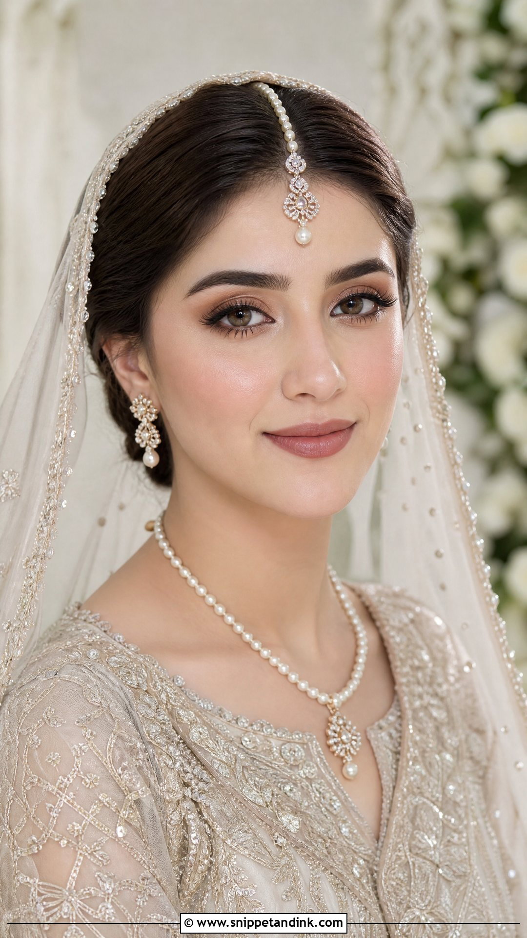 Natural Muslim Bridal Makeup - Snippet and Ink - 20 Natural Desi Bridal Makeup Ideas