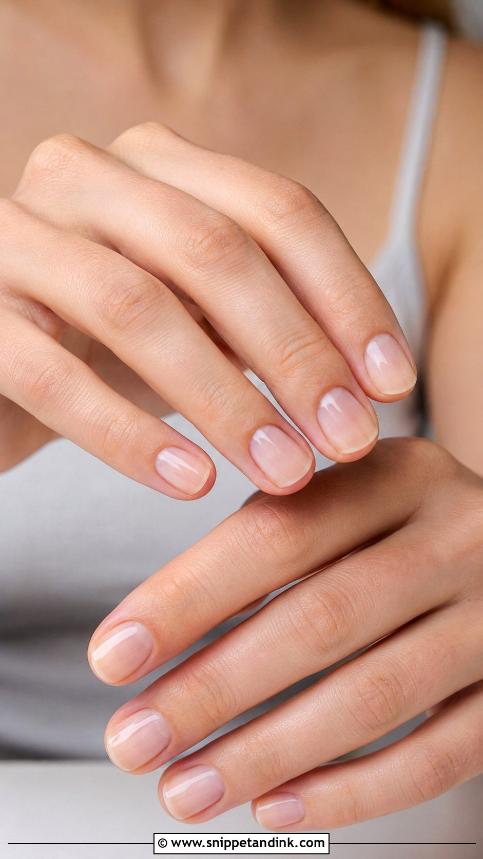 Natural No Polish Wedding Nails - Snippet and Ink - 20 Simple Wedding Day Nails for Bride
