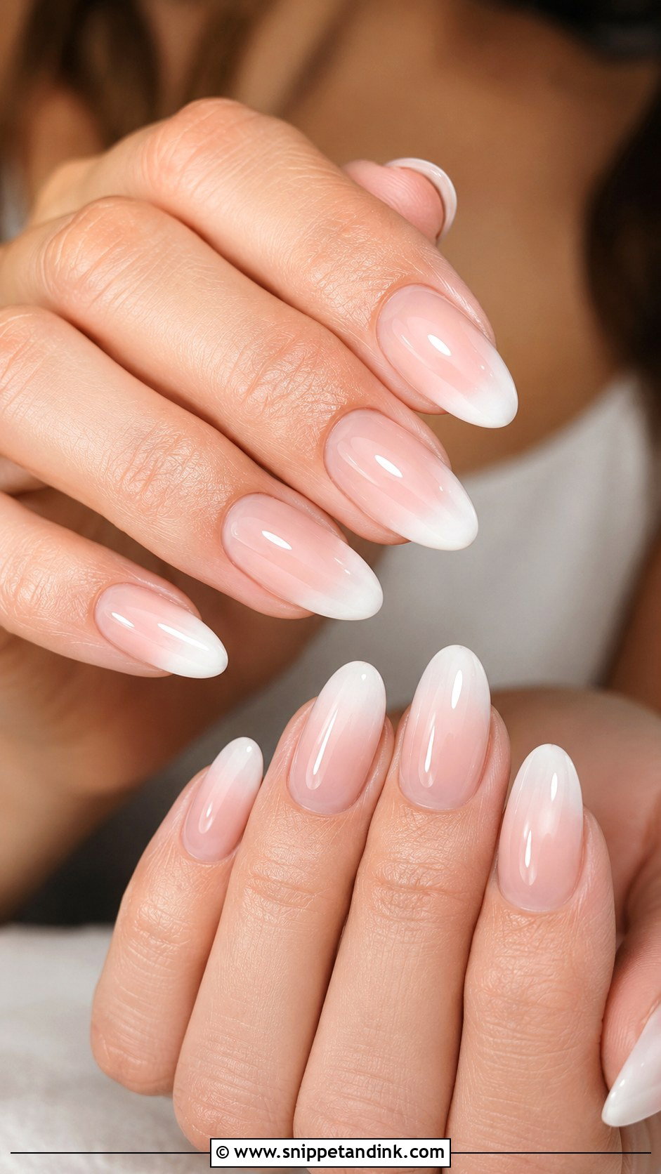 Natural Ombre Wedding Nails - Snippet and Ink - 20 Natural Nails for Wedding