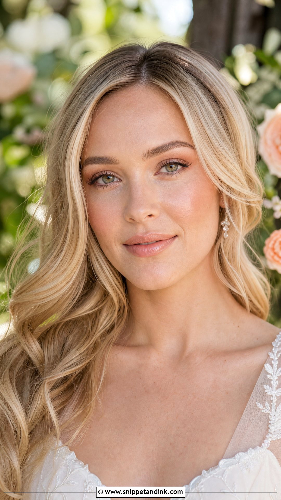 Natural Peach Bridal Makeup - Snippet and Ink - 20 Peach Bridal Makeup Ideas