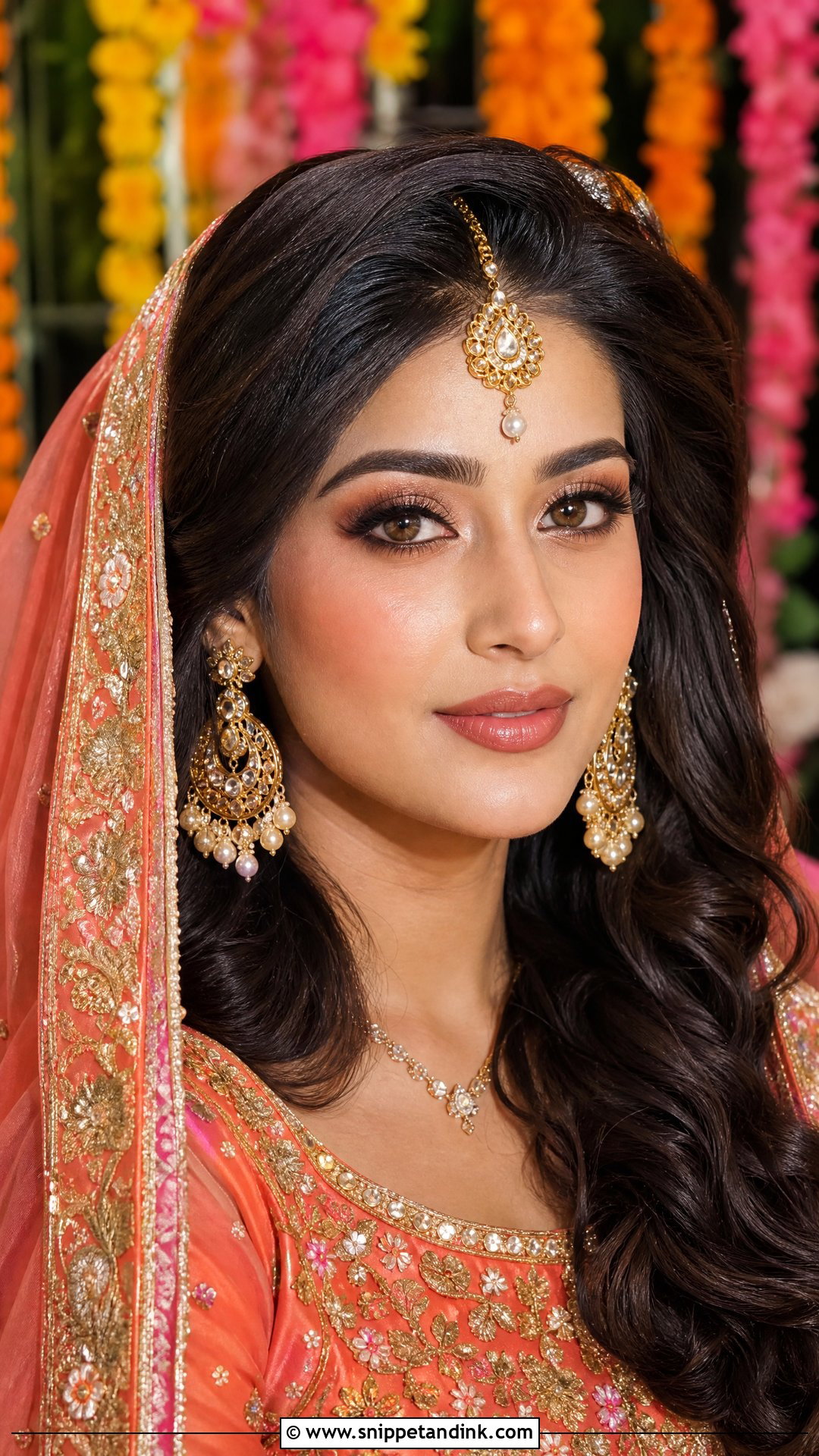 Natural Punjabi Bridal Makeup - Snippet and Ink - 20 Natural Desi Bridal Makeup Ideas