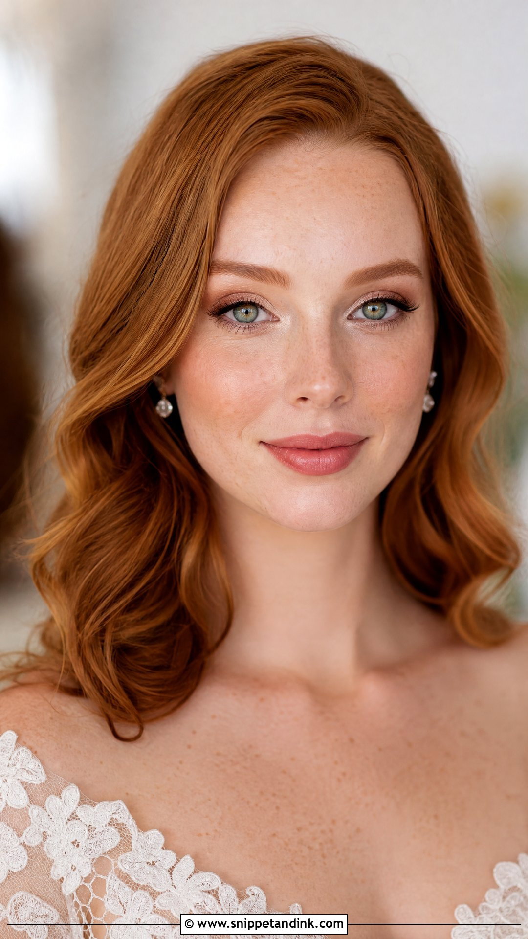 Natural Redhead Bridal Makeup - Snippet and Ink - 20 Redhead Bridal Makeup Ideas