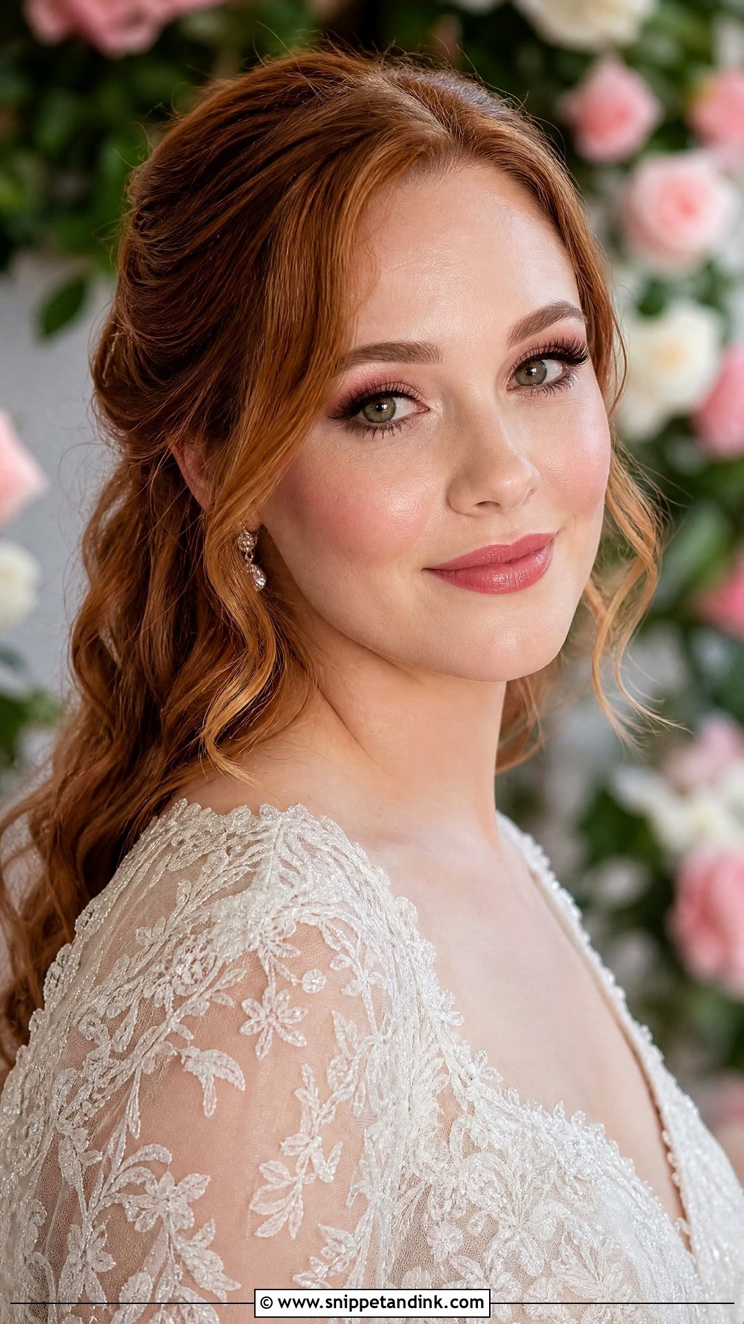 Natural Rose Bridal Makeup - Snippet and Ink - 20 Natural Wedding Bride Makeup Ideas