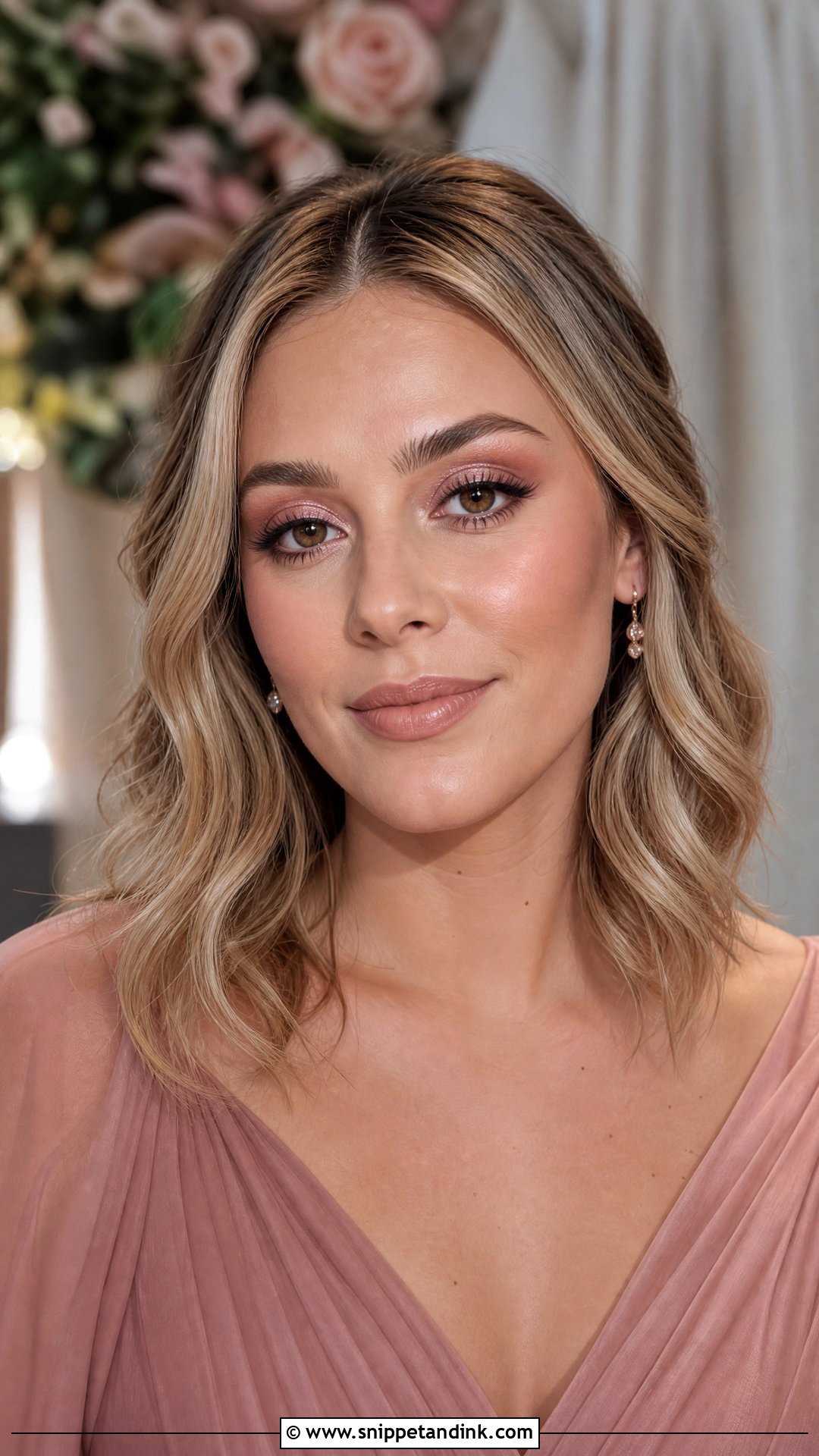 Natural Rose Gold Bridesmaid Makeup - Snippet and Ink - 20 Natural Makeup for Wedding Bridesmaid Ideas