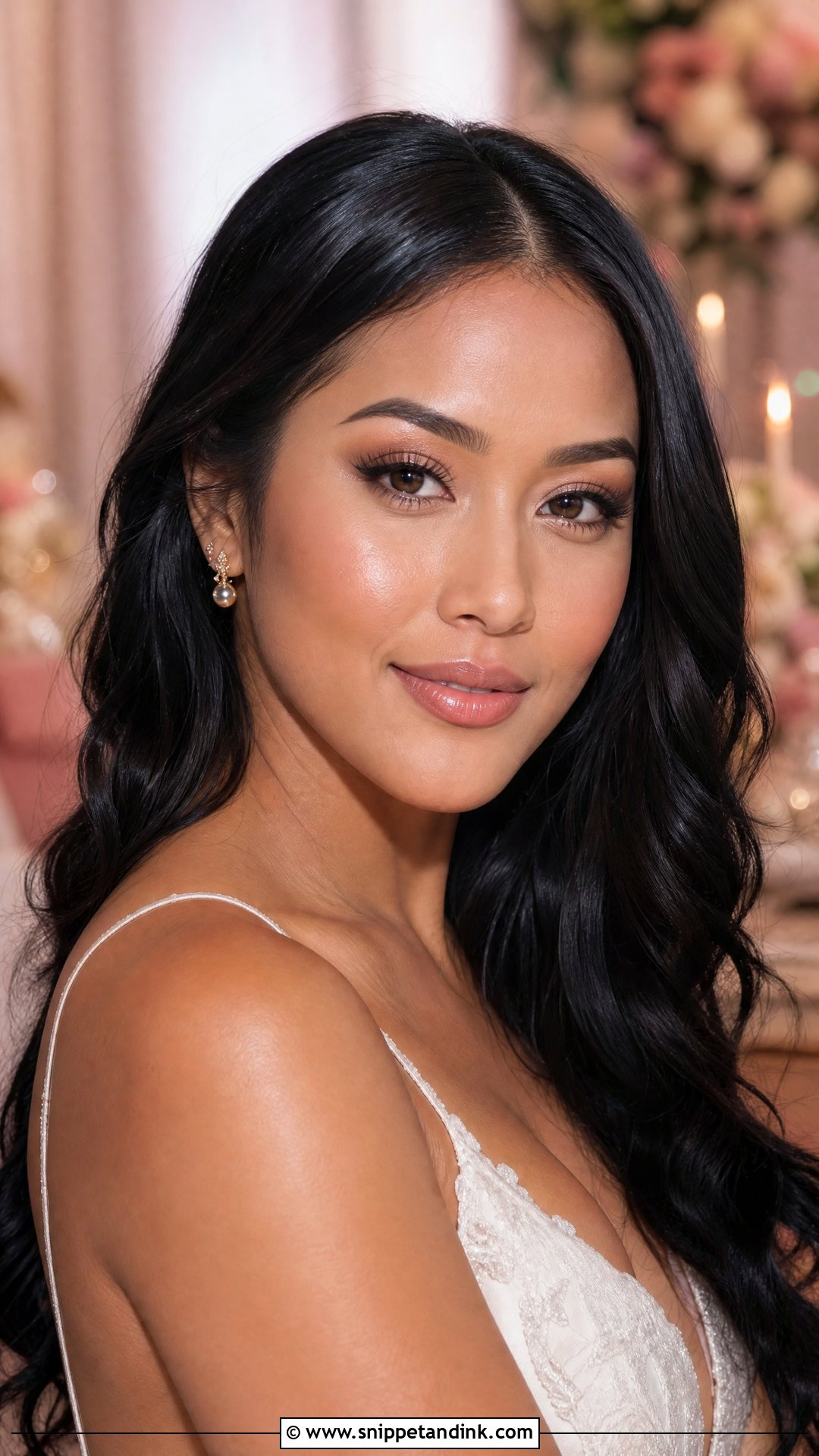 Natural Rose Gold Wedding Makeup - Snippet and Ink - 25 Natural Wedding Makeup Look Ideas