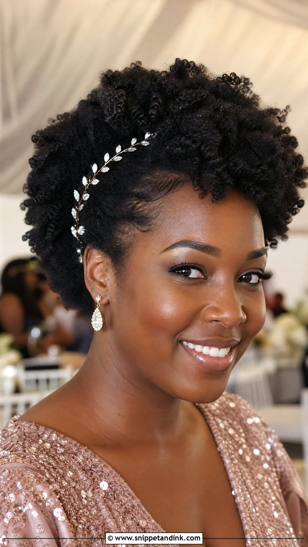 Natural Short Hair for Wedding Guest - Snippet and Ink - 30 Short Hair Styles for Wedding Guest