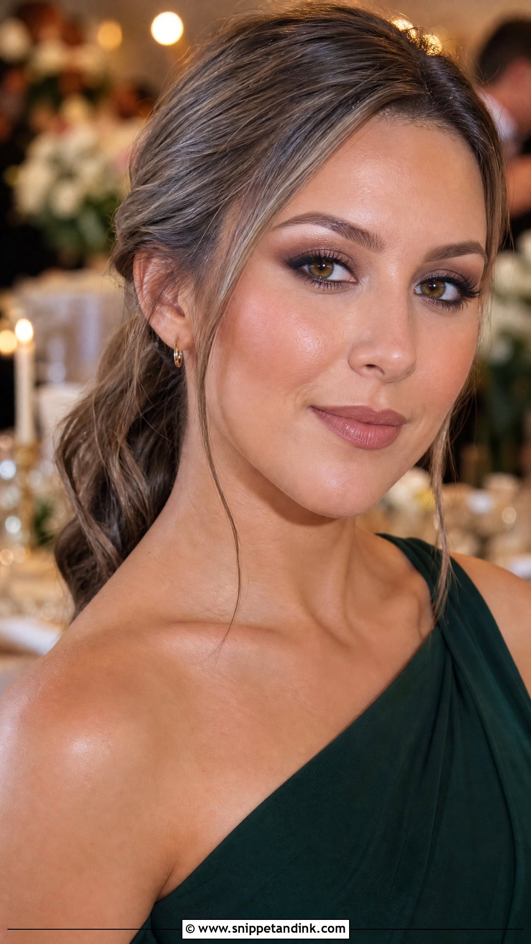 Natural Smokey Eye Wedding Guest Makeup - Snippet and Ink - 20 Natural Makeup for Wedding Guest Ideas