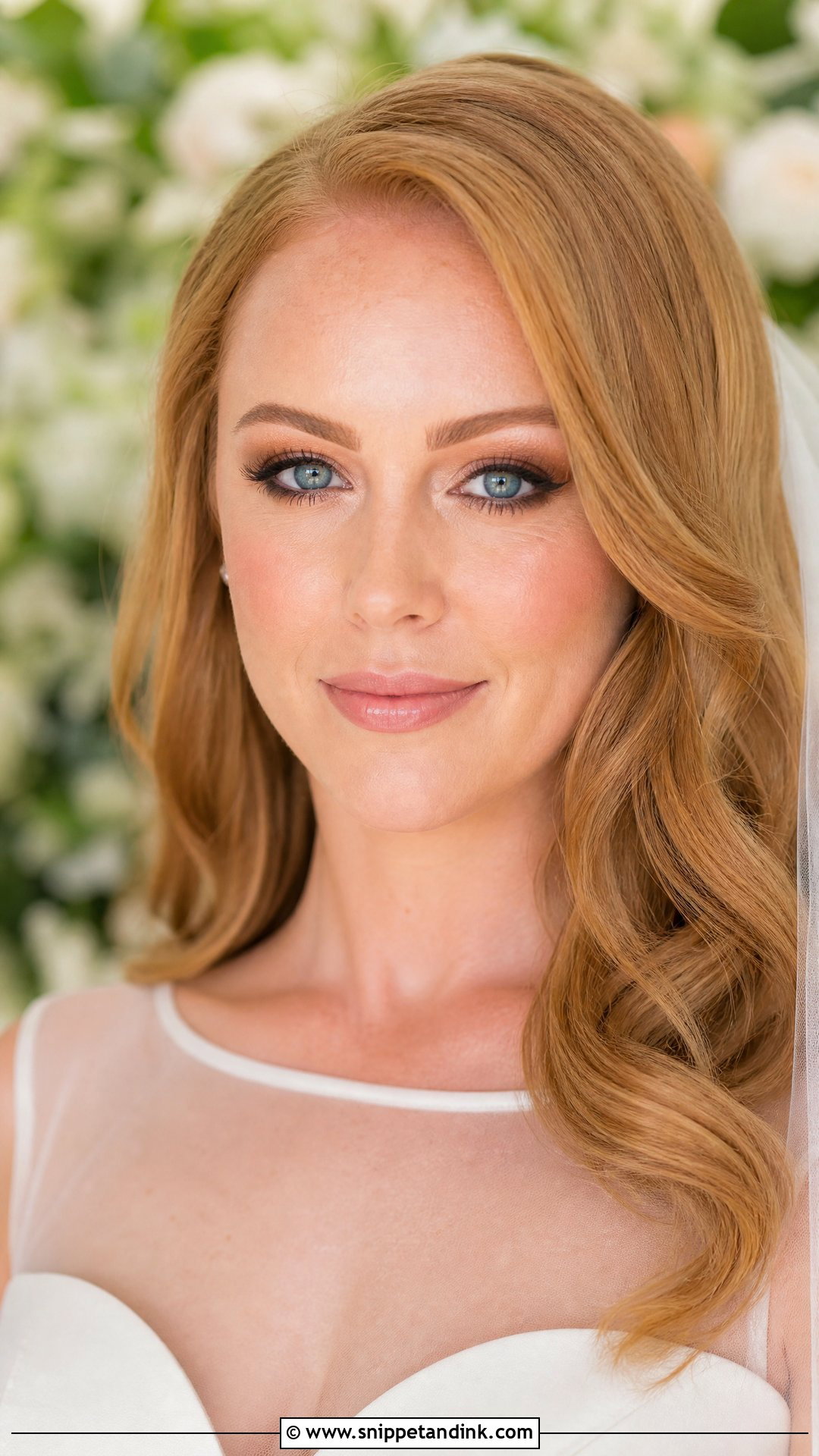 Natural Smokey Eye Wedding Makeup For Blue Eyes - Snippet and Ink - 20 Natural Smokey Eye Makeup Wedding Ideas