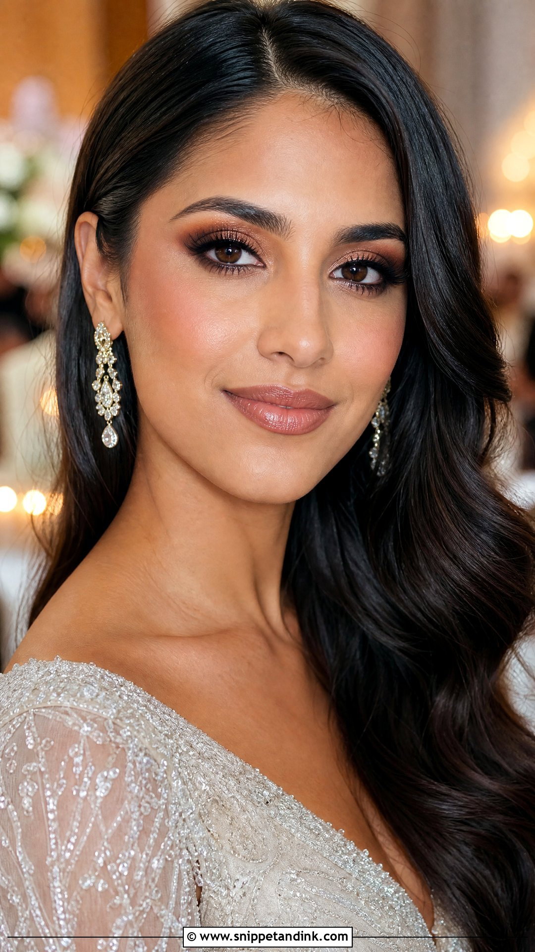 Natural Smokey Eye Wedding Makeup For Brown Eyes - Snippet and Ink - 20 Natural Smokey Eye Makeup Wedding Ideas