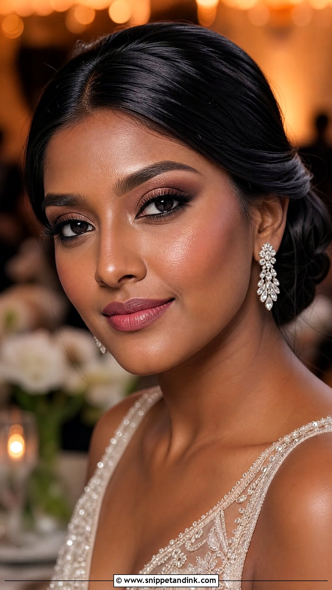 Natural Smokey Eye Wedding Makeup For Evening Wedding - Snippet and Ink - 20 Natural Smokey Eye Makeup Wedding Ideas
