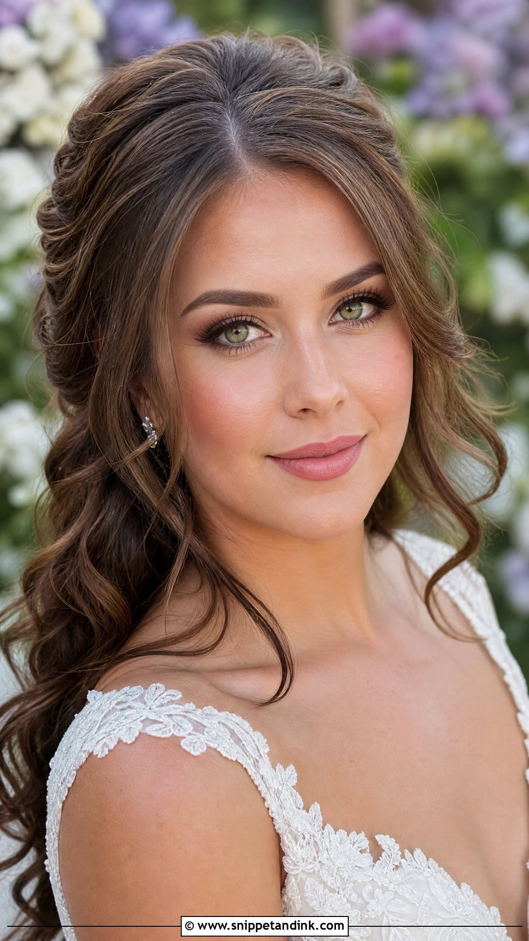 Natural Smokey Eye Wedding Makeup For Green Eyes - Snippet and Ink - 20 Natural Smokey Eye Makeup Wedding Ideas