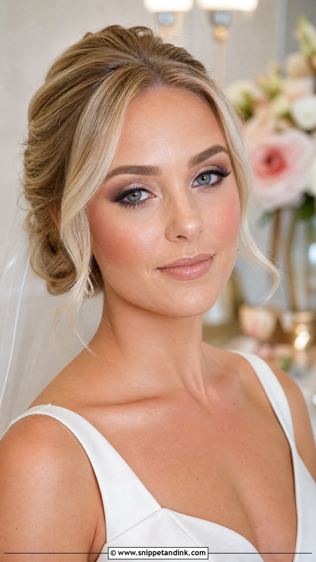 Natural Smokey Eye Wedding Makeup For Hooded Eyes - Snippet and Ink - 20 Natural Smokey Eye Makeup Wedding Ideas