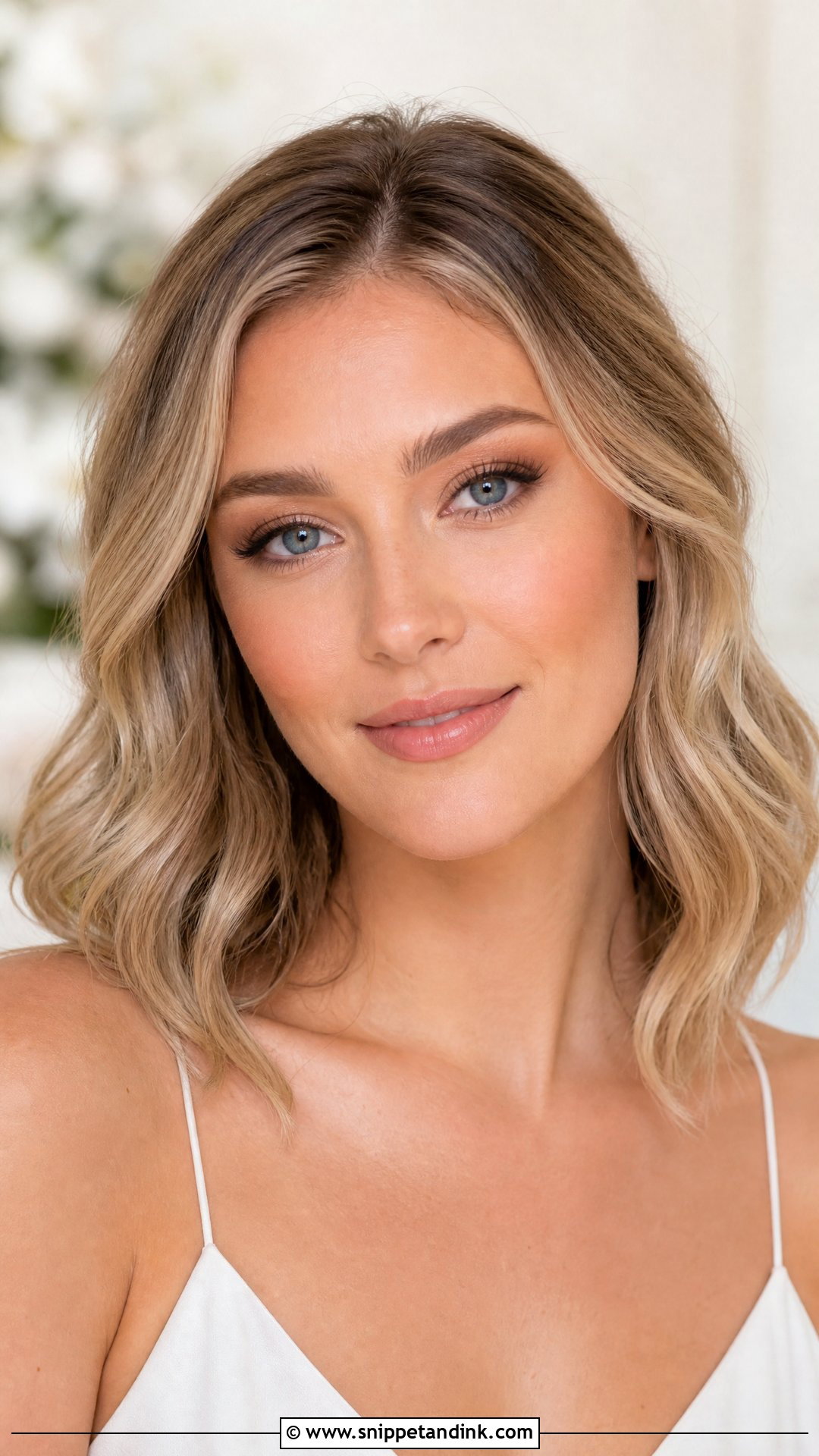 Natural Soft Glam Bridal Makeup For Blue Eyes - Snippet and Ink - 30 Soft Glam Bridal Makeup for Blue Eyes