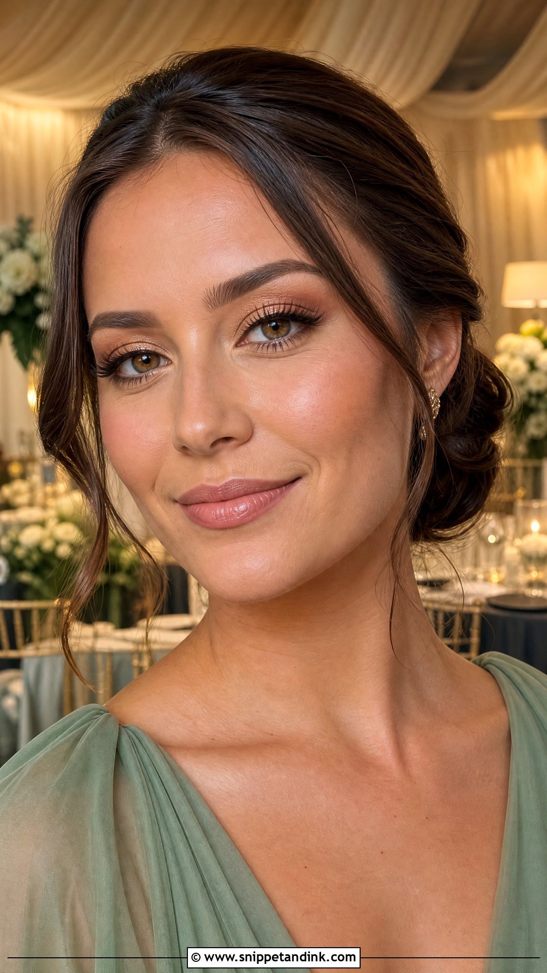 Natural Soft Glam Wedding Guest Makeup - Snippet and Ink - 20 Light Makeup for Wedding Guest Ideas