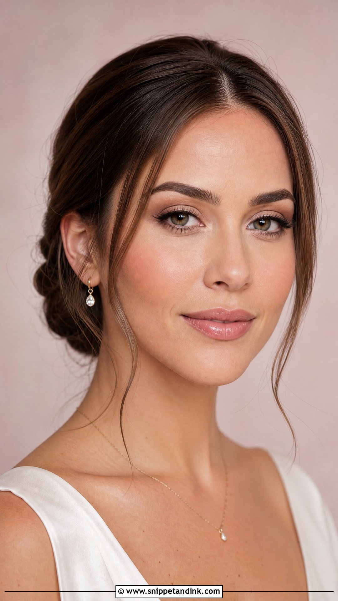 Natural Soft Glam Wedding Makeup - Snippet and Ink - 25 Soft Glam Wedding Makeup Brides