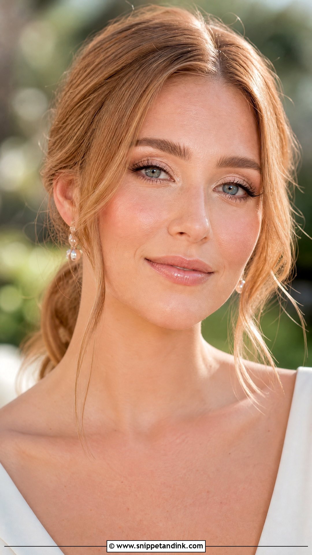 Natural Sparkly Wedding Makeup - Snippet and Ink - 20 Sparkly Wedding Makeup Ideas