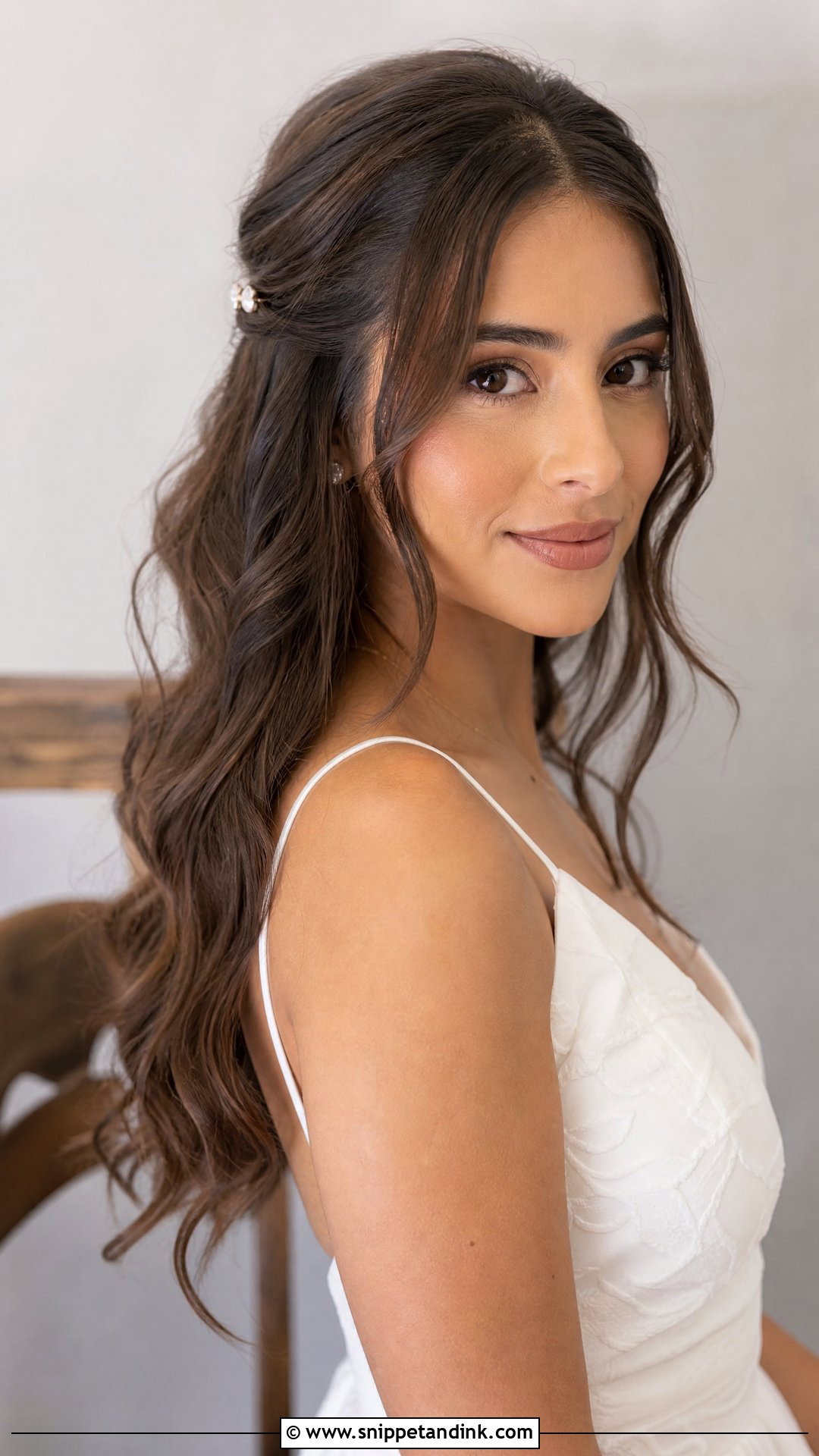 Natural Waves Bridal Hair - Snippet and Ink - 15 Effortless Bridal Hair Ideas