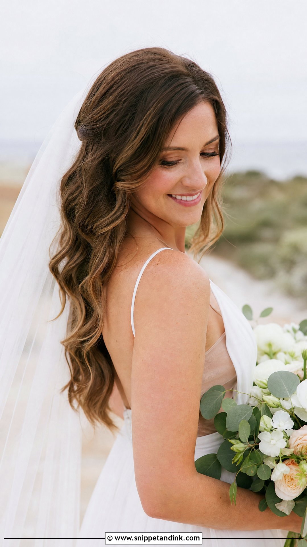 Natural Waves Wedding Hairstyle - Snippet and Ink - 20 New Hairstyle for Wedding Ideas