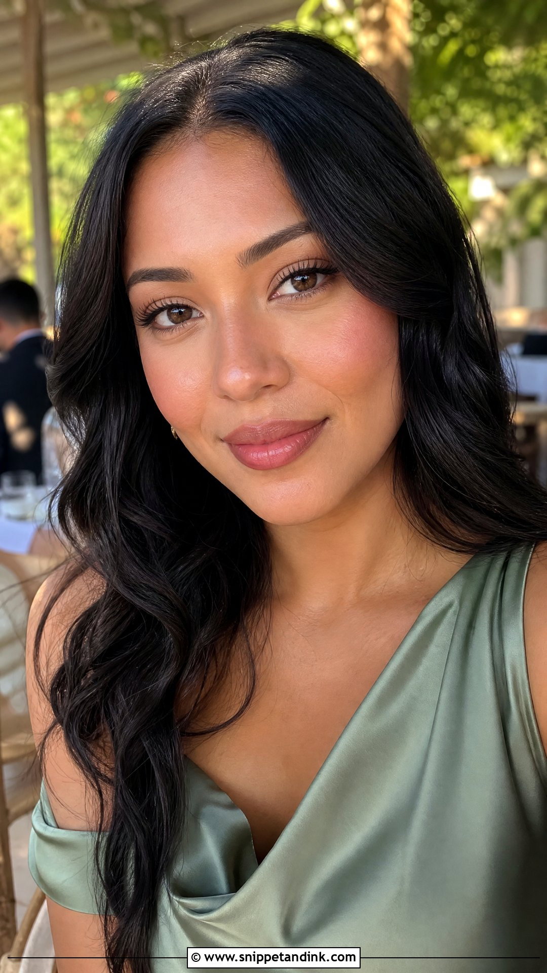 Natural Wedding Guest Makeup With Lip Stain - Snippet and Ink - 20 Natural Wedding Guest Makeup Ideas