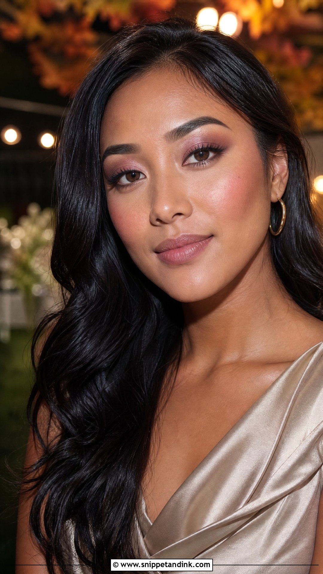 Natural Wedding Guest Makeup With Mauve Tones - Snippet and Ink - 20 Natural Wedding Guest Makeup Ideas