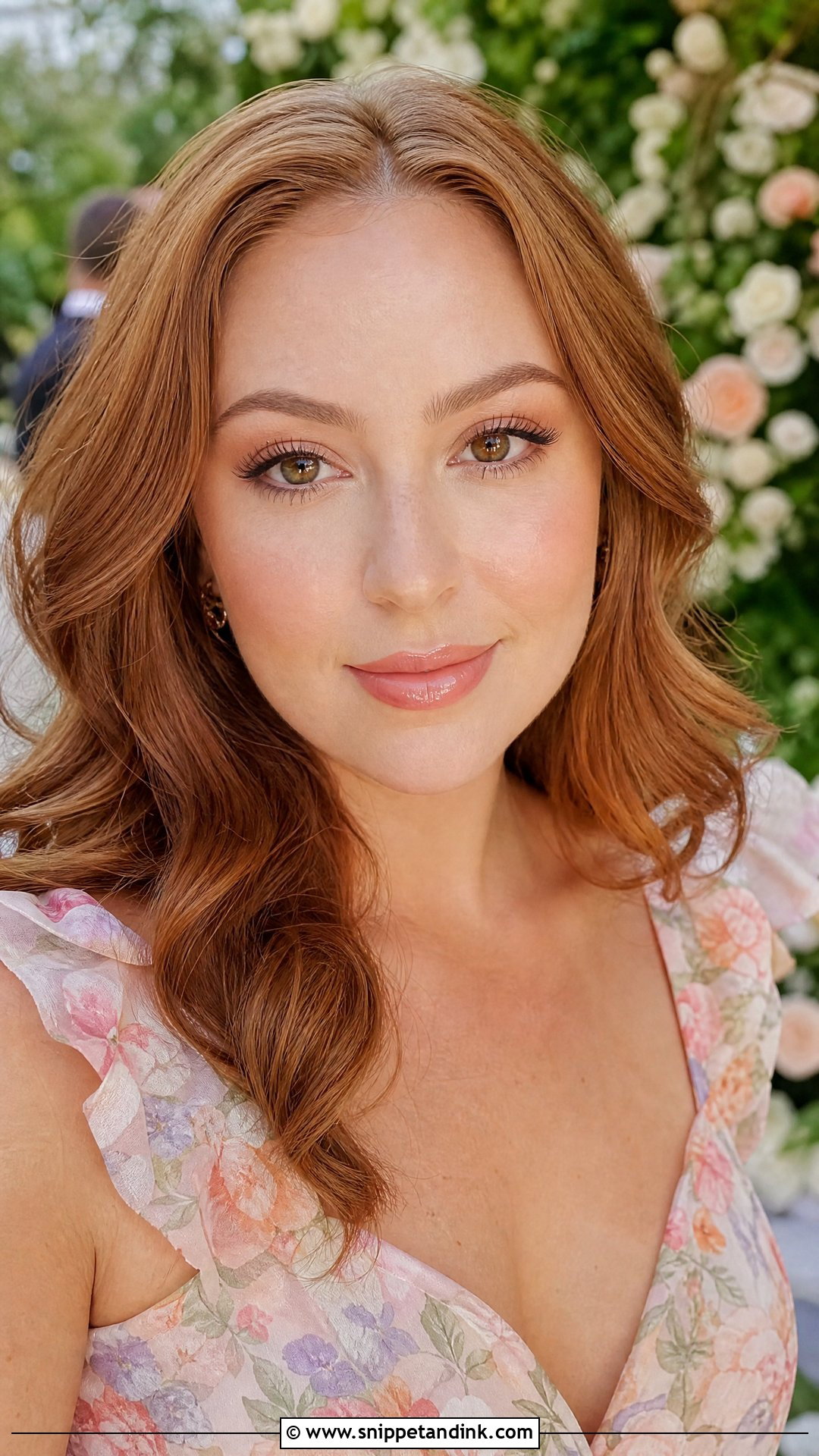 Natural Wedding Guest Makeup With Peach Blush - Snippet and Ink - 20 Natural Wedding Guest Makeup Ideas