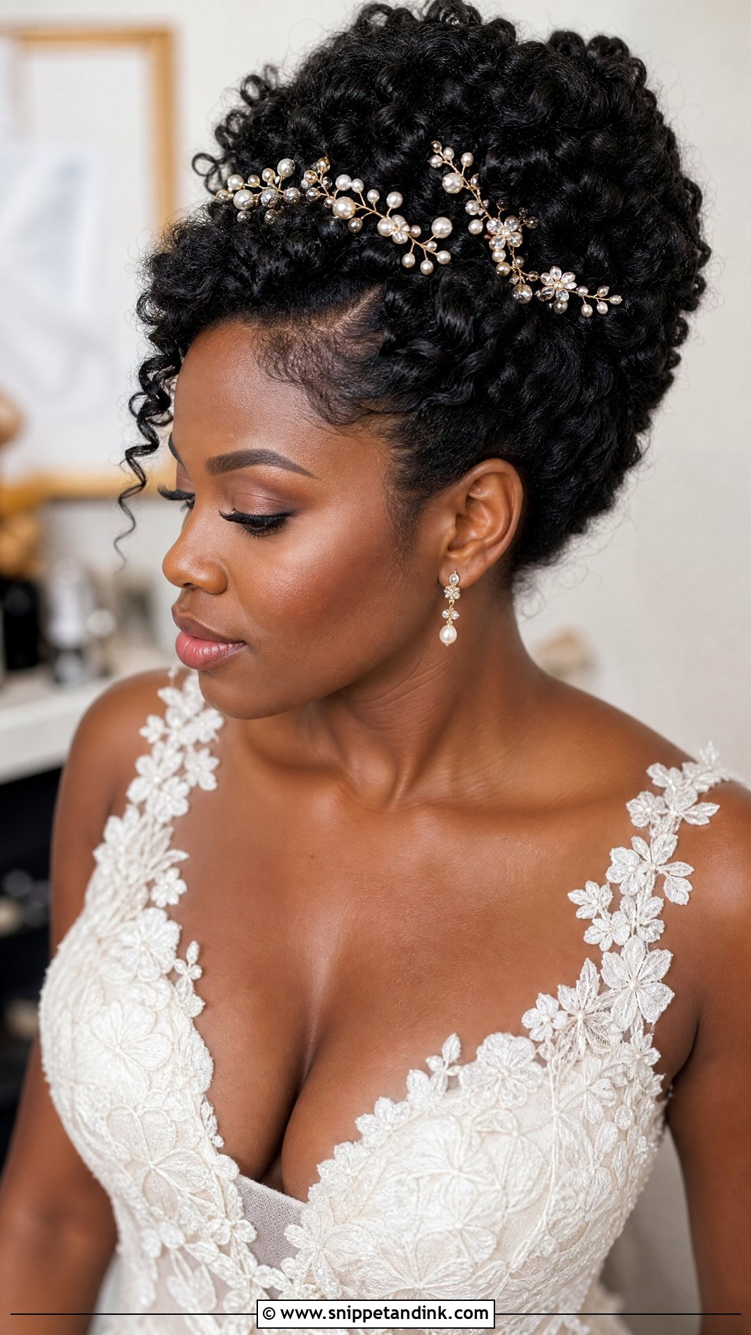 Natural Wedding Hair - Snippet and Ink - 15 Elegant Hair for Wedding Ideas