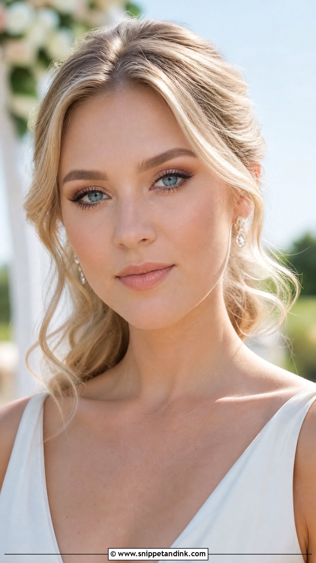 Natural Wedding Makeup For Blue Eyes - Snippet and Ink - 25 Natural Wedding Makeup Look Ideas